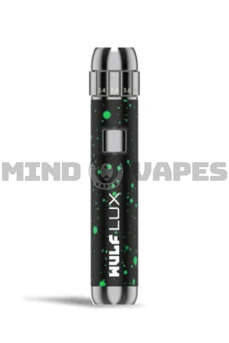 Yocan Lux Cart Pen Battery (New Wulf Mods Colors) Yocan + Wulf Mods LUX / Black Green Spatter
