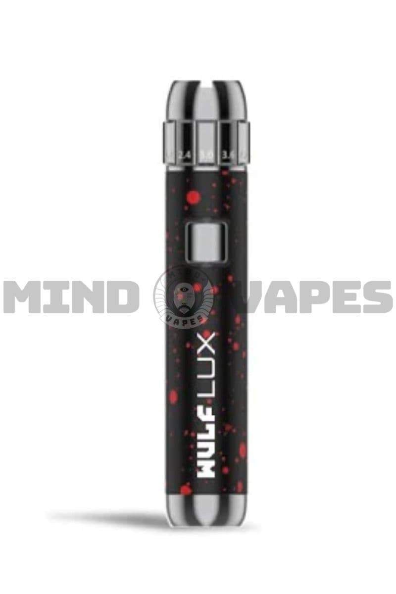 Yocan Lux Cart Pen Battery (New Wulf Mods Colors) Yocan + Wulf Mods LUX / Black Red Spatter