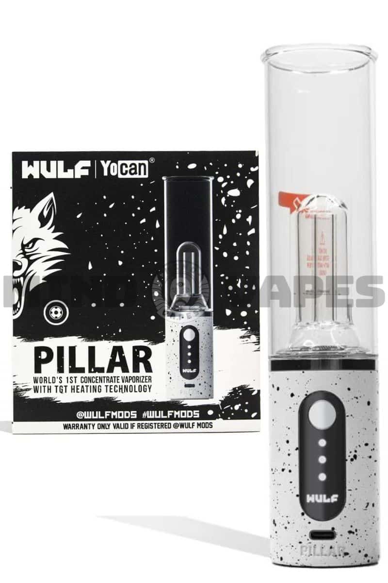 Yocan Pillar Mini e-Rig White Black Splatter