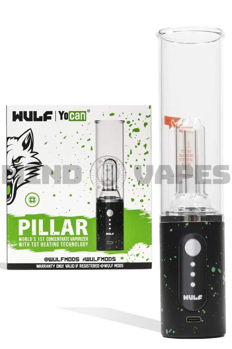 Yocan Pillar Mini e-Rig Black Green Splatter