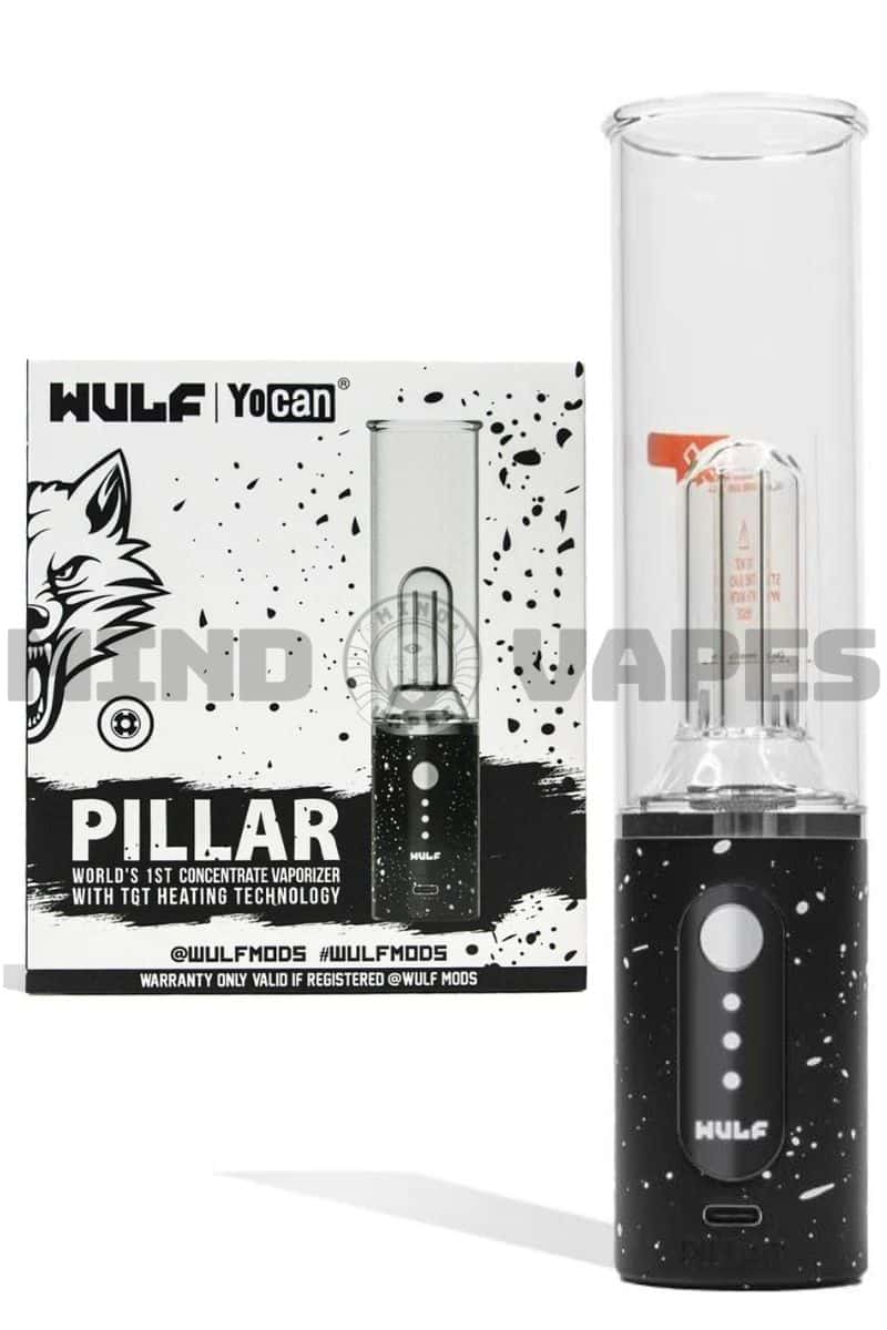 Yocan Pillar Mini e-Rig Black White Splatter