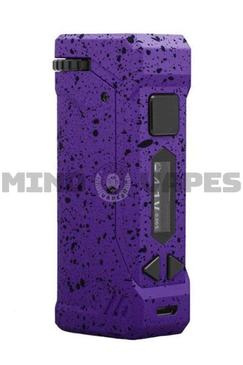 Yocan UNI PRO (Box Mod for 510 Thread Cartridges) Wulf Mods / Purple Black Splatter